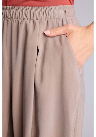 Defacto Yüksek Bel Keten Görünümlü Pantolon H8494ax26smbn309 Kahve-bn309