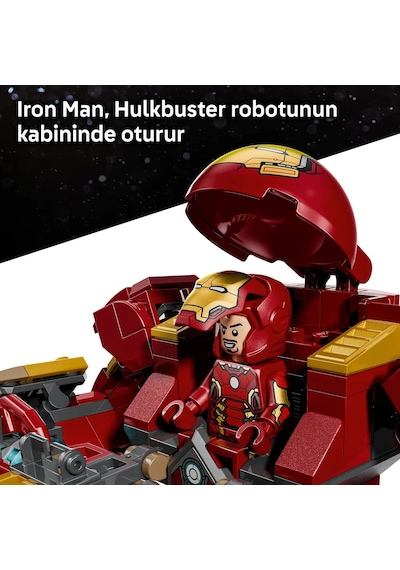 LEGO® ǀ Marvel Efsanevi Savaş: Hulkbuster, Hulk’a Karşı 76343 - 9 Yaş ve Üzeri Çocuklar için Yaratıcı Oyuncak Yapım Seti (413P)
