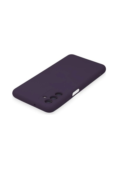 Newface - 393 - Samsung Galaxy A14 4g Kılıf Nano İçi Kadife Silikon - Edntrend - - Mor