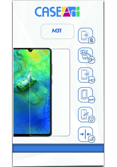 Samsung Uyumlu M31 Temperli Ekran Koruyucu Kırılmaz Cam