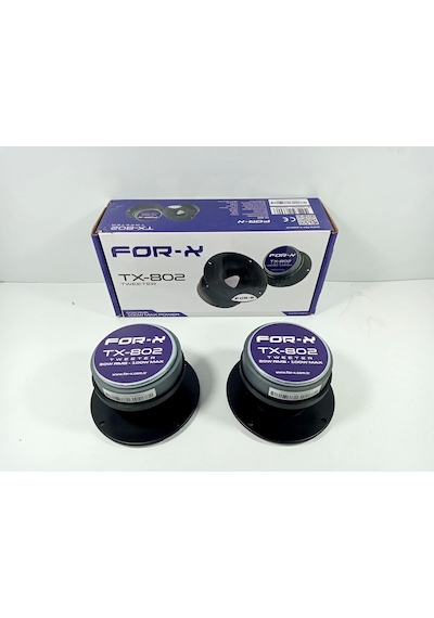 For-x Dome Tweeter - 100w 50rms Tiz - For-x Tx-802 10cm Dome Tweeter