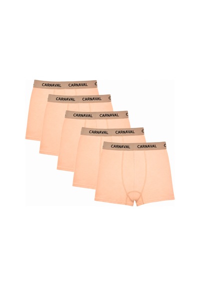 Carnaval Socks Erkek Boxer 5'li Set Carnaval Glow Peach Çoklu