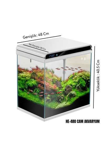 Sunsunhe-480 Cam Akvaryum 42 Litre