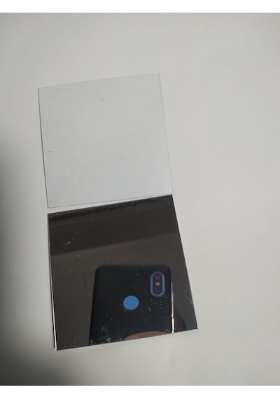 Dekoratif Flex Ayna 15 15 Kare Yapışkanlı Şeffaf