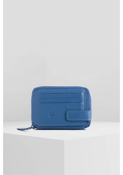 Watchofroyal Brave Blue Hakiki Deri Cüzdan