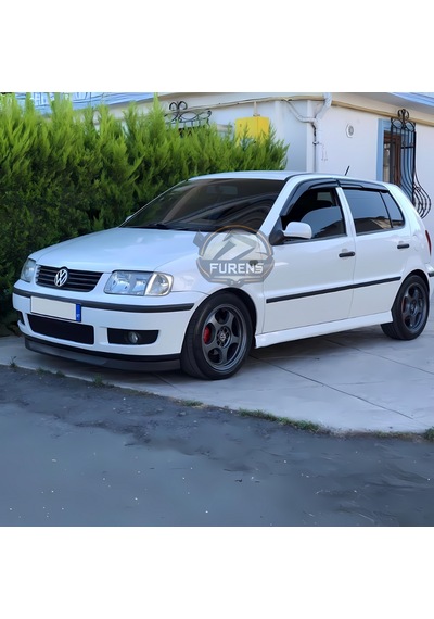 Volkswagen Polo Mk3 1994-2003 6n Uyumlu H Lip Esnek Ön Lip 2 Parça Karlık Ön Ek Tampon Altı Dill