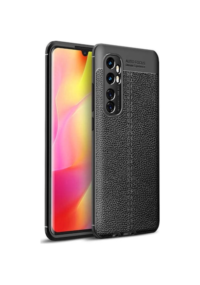 Xiaomi Mi Note 10 Lite Kılıf Zore Niss Deri Desenli Silikon Kılıf