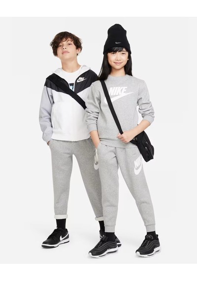 Nike Fd2995-063 Club Fleece Büyük Çocuk Jogger Pantolon - Gri