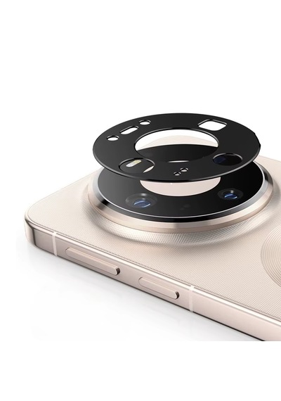 Microcase Huawei Mate 80 Uyumlu Kamera Lens Koruma Halkası - Kapalı Tasarım -siyah Al3401