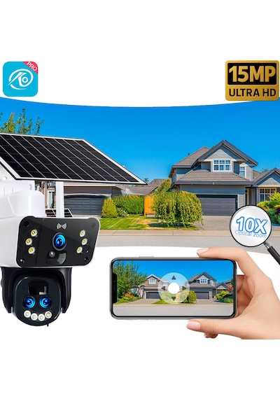 O-kam 3950 15mp 10x Optik Zoom Ultrahd 4g Solar Akıllı Güvenlik Kamerası