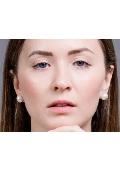 Kültür Incisi Çivili Küpe - 11 Mm. Inci Küpe Çok Renkli