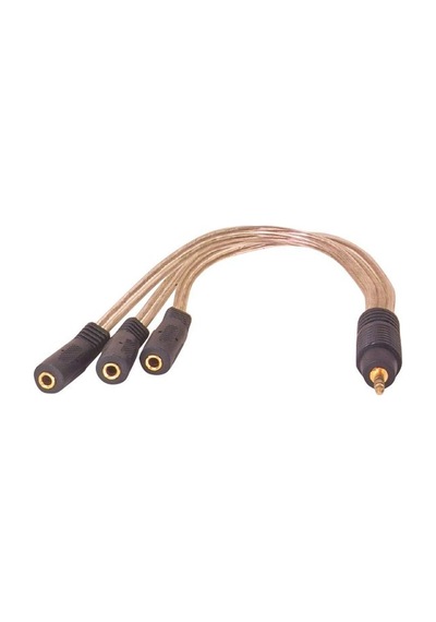 3.5 Mm Stereo Kulaklık Fişi Çoklayıcı 1 Erkek 3 Dişi 5+1 Ka