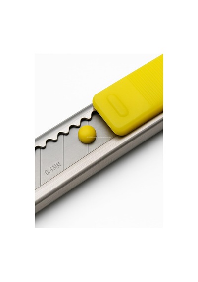 Busstier Mini Maket Bıçağı 9 Mm 0.4 Mm, Metal Gövdeli, Kırılabilir İnce Uçlu, Otomatik Kilitlemeli, Pratik El Aleti, Kağıt Karton Hobi Ve Ofis Kesim Bıçağı