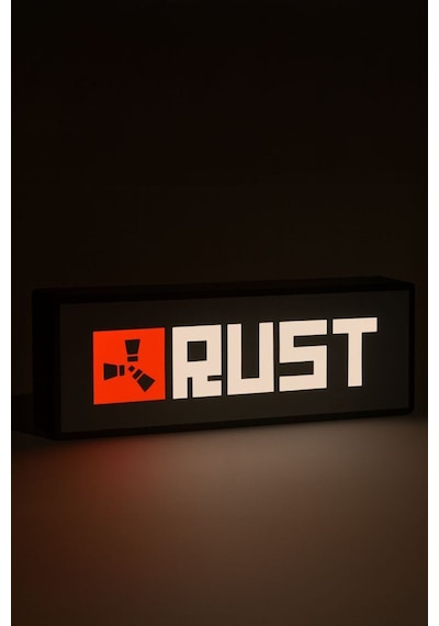Rust Tasarımlı Gece Lambası Dekoratif Aydınlatma Çok Renkli