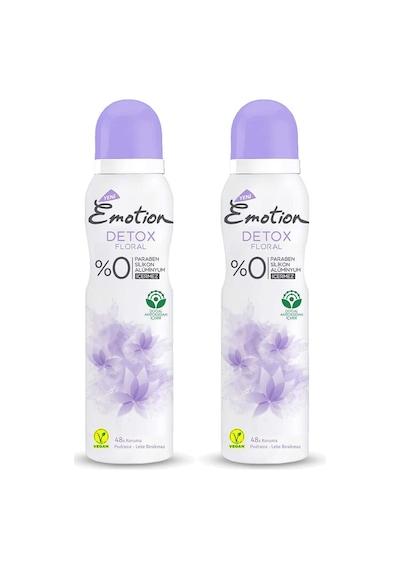 2 Adet Floral Kadın Deodorant Sprey 150 ml
