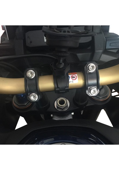 GP Kompozit Honda Africa Twin CRF1000L / CRF1100L 2016-2024 Uyumlu Gidon Yükseltme Siyah