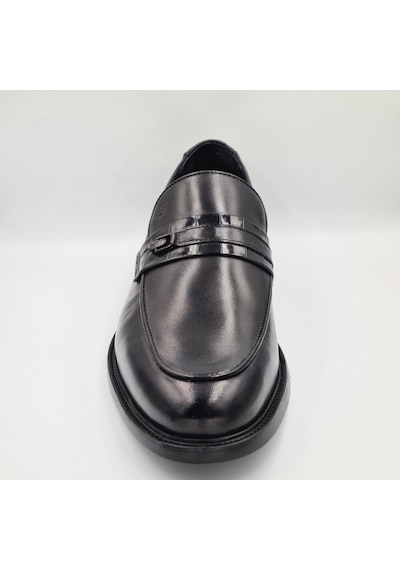 Greyder 67705 Siyah Hakiki Deri Erkek Loafer Klasik Ayakkabı Siyah
