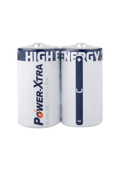 Power-xtra Lr14/C Alkalin Shrink Orta Boy C Pil 2'li