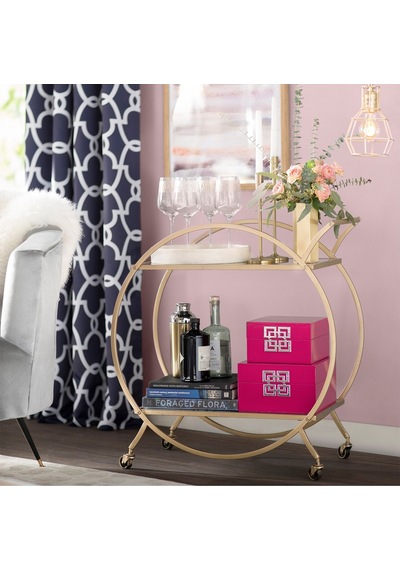 Dorka Gold Metal Servis Arabası