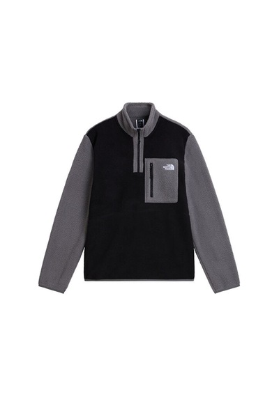 The North Face M Yumıorı 1/4 Zıp Erkek Outdoor Çeyrek Fermuarlı Polar Üst Nf0a883swoo1 Siyah