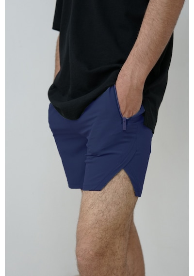 Nature The Brand Lacivert Unisex Fitness Ve Gym Şortu Mavi