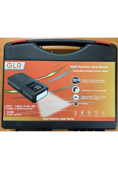 Glr Y2 Araç Akü Takviye Cihazı 2 Usb + 30000 Mah Pil + El Feneri