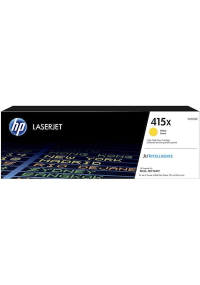 Hp 415X-W2032X Sarı Toner Yüksek Kapasiteli.M454Dn