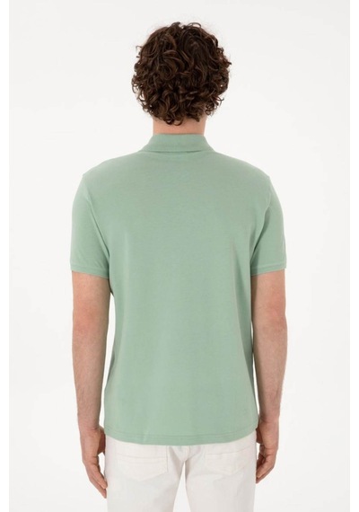 U.S. Polo Assn. Gtp04ıy026 Yeşil Erkek Polo Yaka T-shirt Pu-8731 L