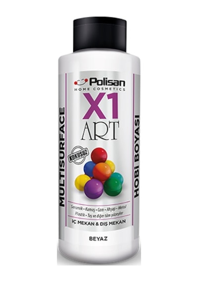 Polisan X1 Art Multisurface Hobi Boyası Antik Beyaz 120 ml