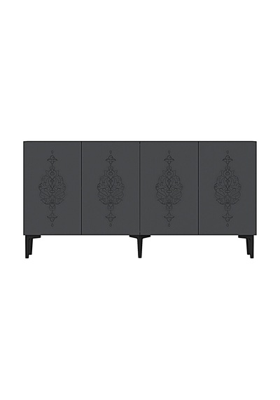 Ka1529 Hüma Konsol Ve Tv Sehpası 150cm Antrasit