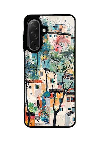 Galaxy Uyumlu A26 Kılıf Kamera Lens Korumalı Desenli Silikon Üstün Koruma Pazarplus Pembe