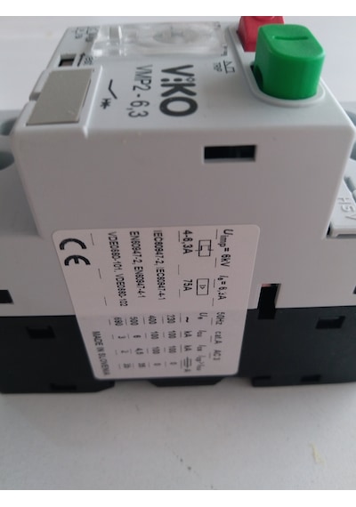 VMP2-6,3  4-6,3 AMPER MOTOR KORUMA ROLESİ