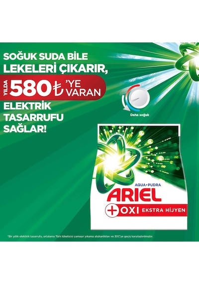 Ariel Toz Çamaşır Deterjanı Parlak Renkler 40 Yıkama 6 KG