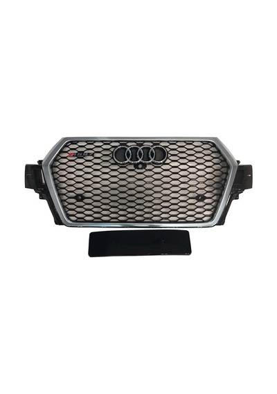 Audi Q7 Rsq7 Ön Panjur Izgara 2015 / 2019 Krom Siyah
