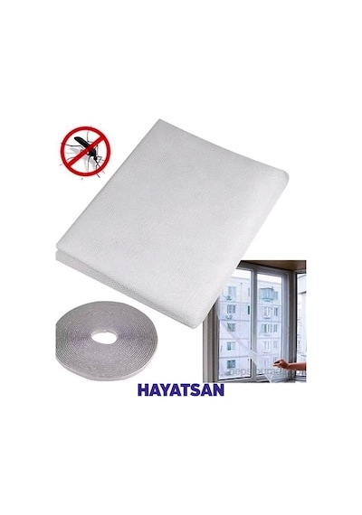 Hayatsan - Sineklik Tek Cam + Yapıştırıcı Bant - Ölçü: 75x125 Cam