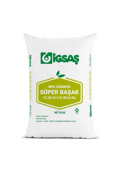İgsaş Süper Başak Çinkolu Taban Gübresi 50 Kg 50 G