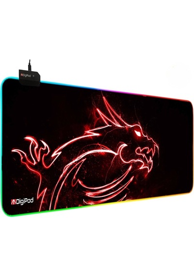 Digipod Gaming Oyuncu Mousepad Rgb Gaming Oyuncu Pad Kaymaz Taban 70 X 30 4mm Kalınlık 700x300mm