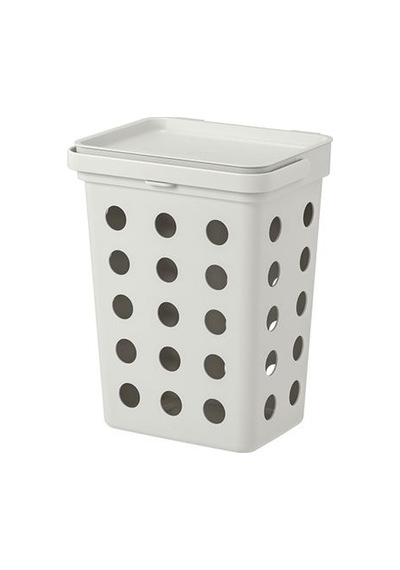 Ikea Hållbar Çöp Kutusu, Açık Gri, 10 Lt
