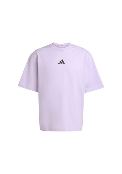 Adidas Oversize Erkek Lila Antrenman T-shirt Jx6283 Pembe