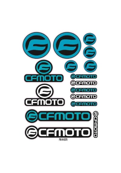 Cf Moto Tasarım A4 Çoklu Sticker Seti Diğer