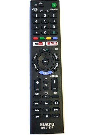 Sony 3D-Led Tv Kumanda Netflix Youtube Tuşlu Rm-L1370