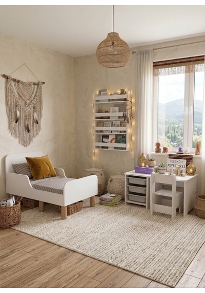 Montessorı Cocuk Odası Beyaz Tamamı Mdf