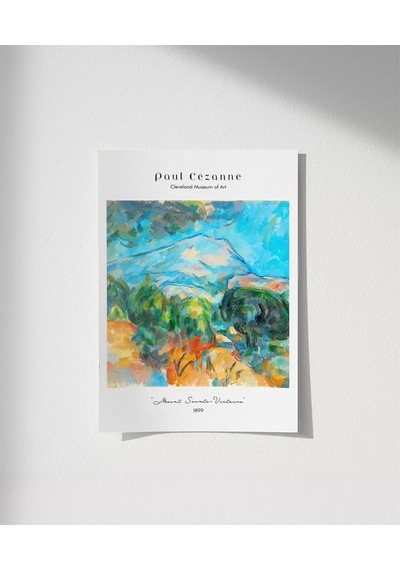 Çerçevesiz Poster Paul Cézanne Sainte-victoire Dağı