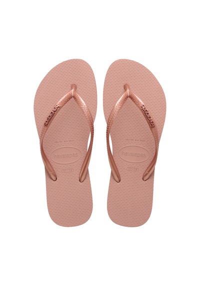 Havaianas Slım Logo Metallıc Kadın Terlik 4119875 Açık Pembe