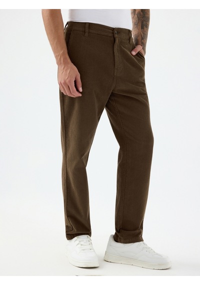 Relax Fit Erkek Pantolon Light Brown