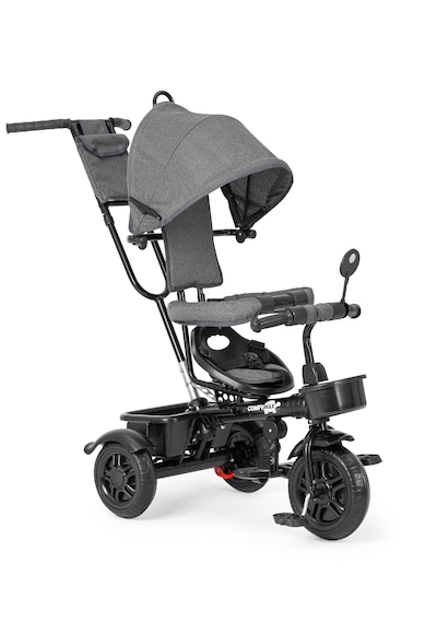 Comfymax Roadstar Ebeveyn Kontrollü Bebek Çocuk Bisikleti - Grey Gri