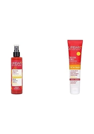 Twisted Curls Hibiscus & Shea Butter Kıvırcık Ve Dalgalı Saçlara Özel Sıvı Saç Bakım Kremi 200 Ml- Vegan X Dur