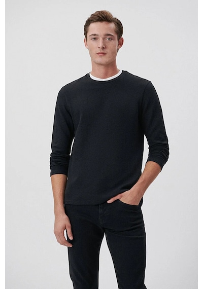 Mavi Erkek T Shirt 064622-21842 Siyah Siyah