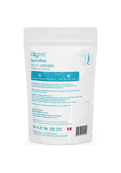 Algee Spirulina Toz 50 G