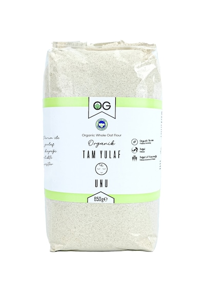OG Natural Organik Tam Yulaf Unu 650 G